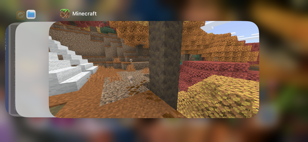 iPhoneのAppスイッチャーでMinecraftを完全終了する手順